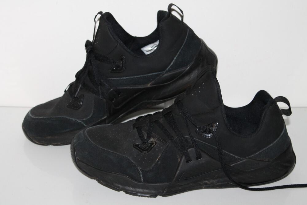 Nike Zoom Train Command Running Shoes, #AA3984-008, Black, Leather, Men's 13